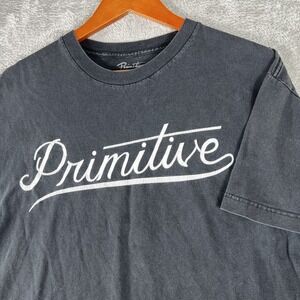Primitive‎ Shirt Mens Large Skateboarding Script Tee Classic Skate Streetwear